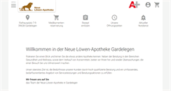 Desktop Screenshot of neue-loewen-apo.de
